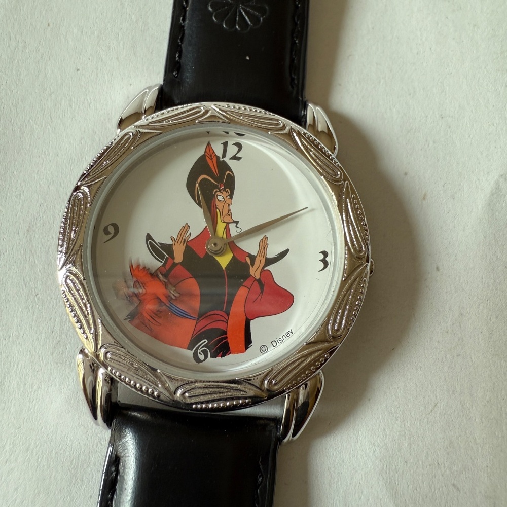 1992 Disney “Aladdin” Jafar & Iago Ltd. Edition Watch- minimal wear